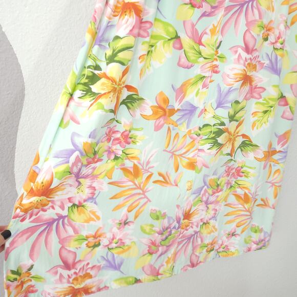 Jaclyn Smith Floral Skirt Womens 14 / 16 ALTERED Summer Midi Tea Length … - Picture 9 of 13